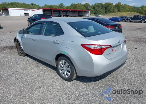 2016 Toyota Corolla Le из США, поврежденный, VIN 2T1BURHE1GC540247